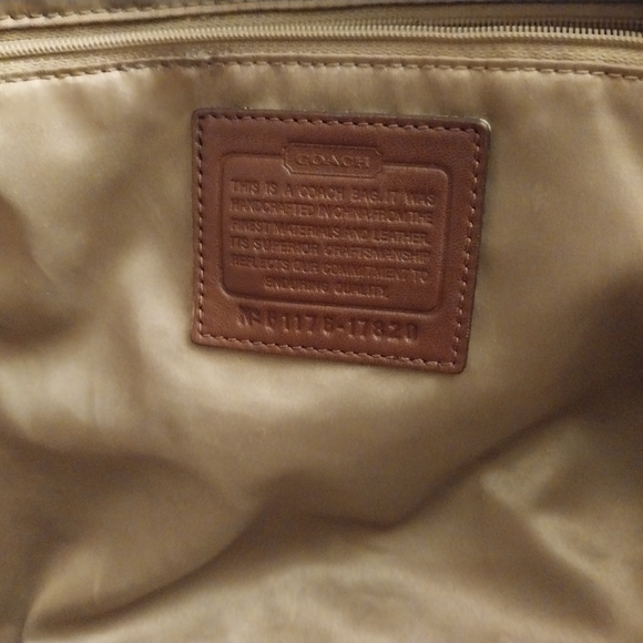 WOW*SALE Vintage Signature Monogram Coach Large Tote - Picture 6 of 7